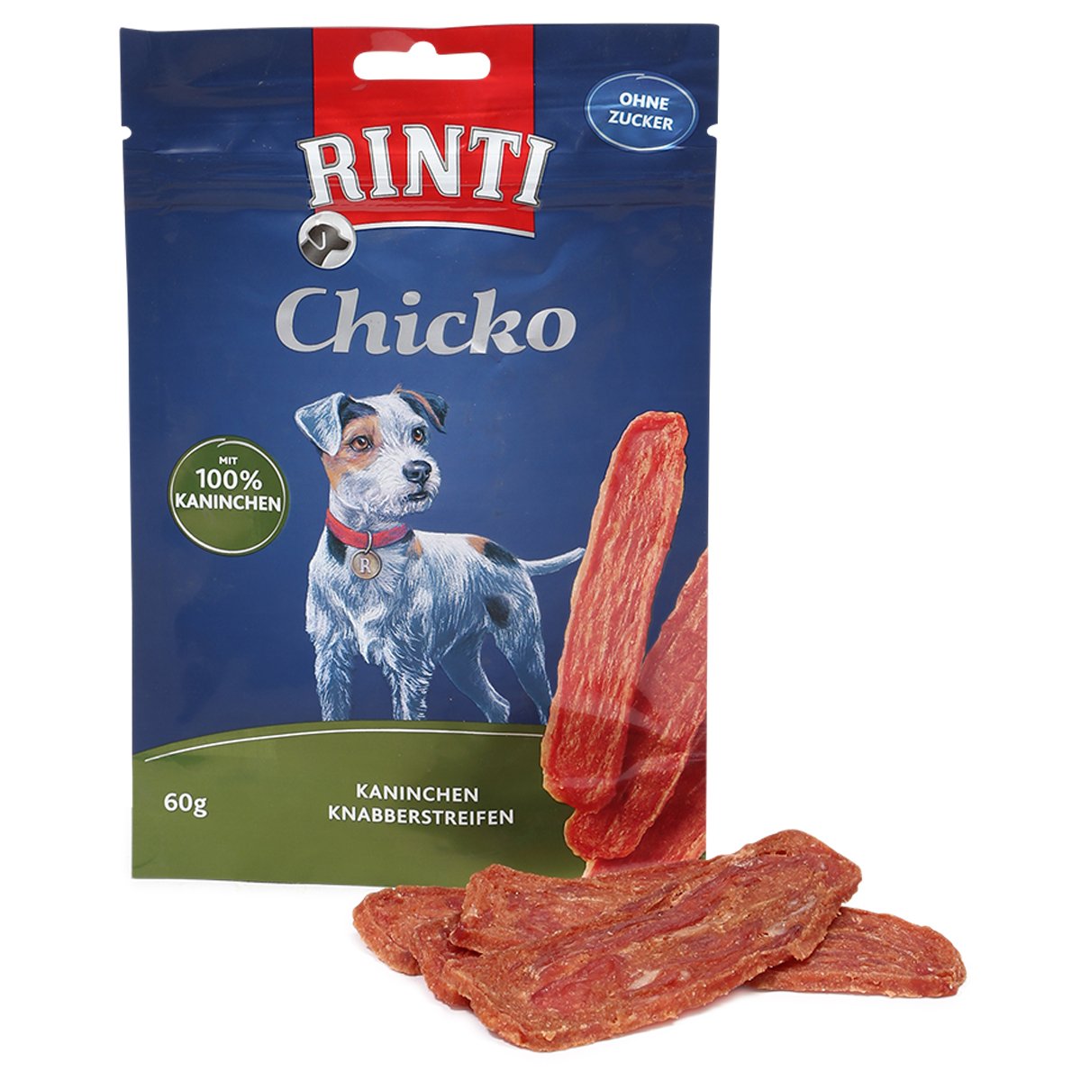 Rinti Hundesnack Extra Chicko 100% Kaninchen 6x60g