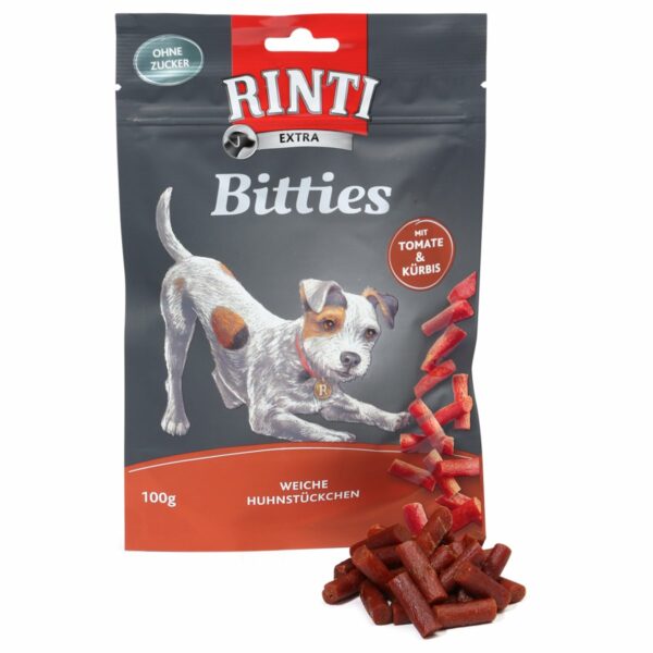 Rinti Extra Bitties mit Tomate und Kürbis 12x100g