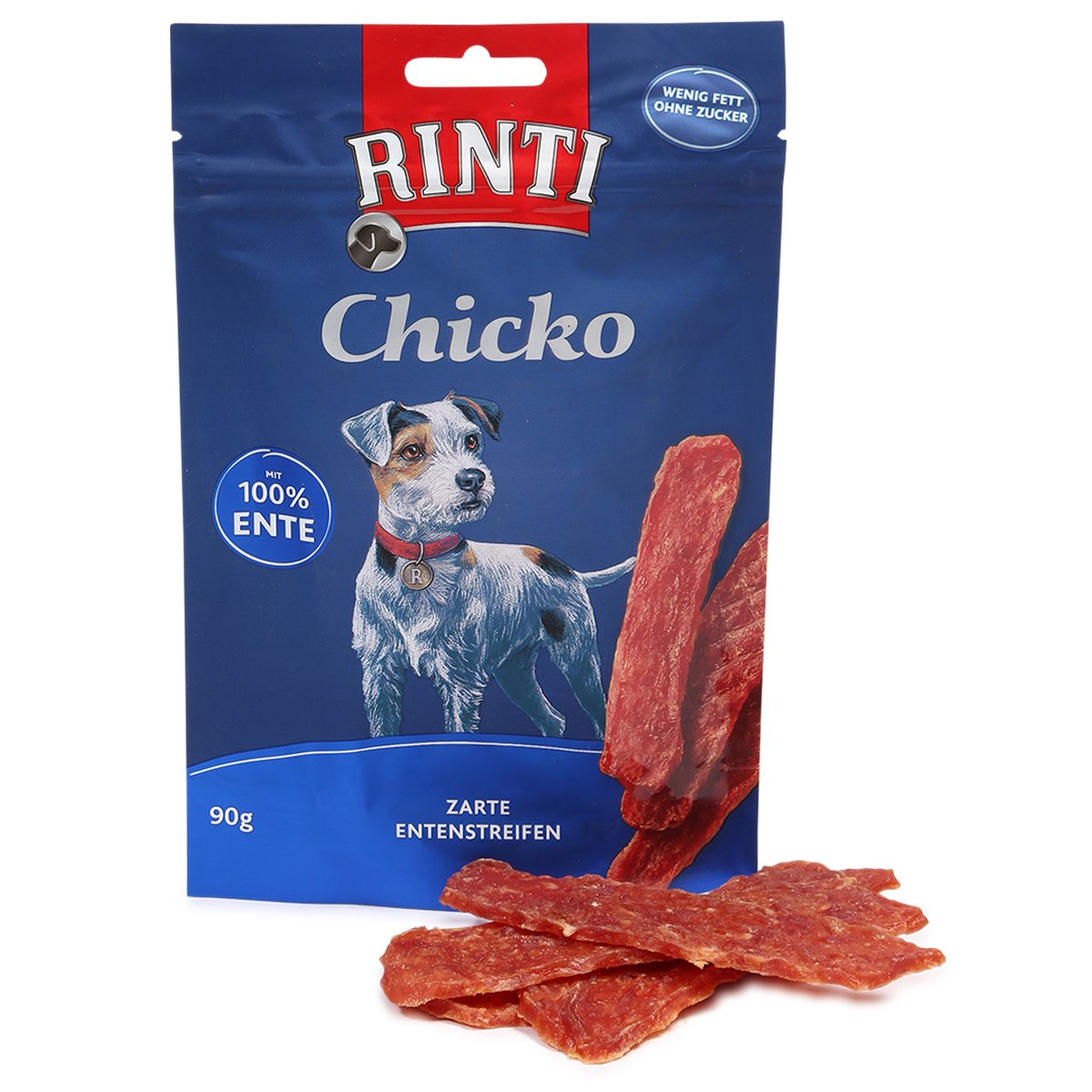Rinti Hundesnack Extra Chicko Ente 100% Fleisch 4x90g