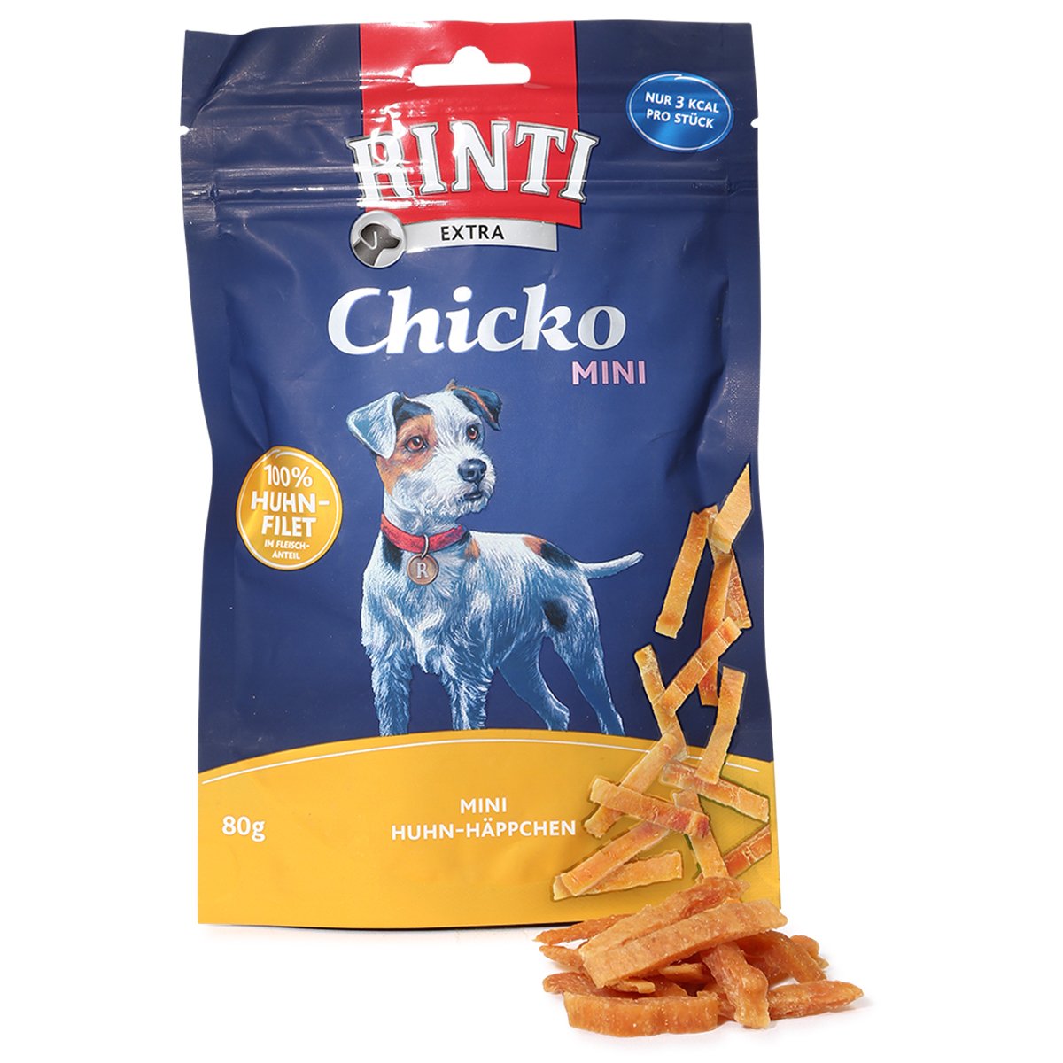 Rinti Extra Chicko Mini Huhn-Häppchen 80g