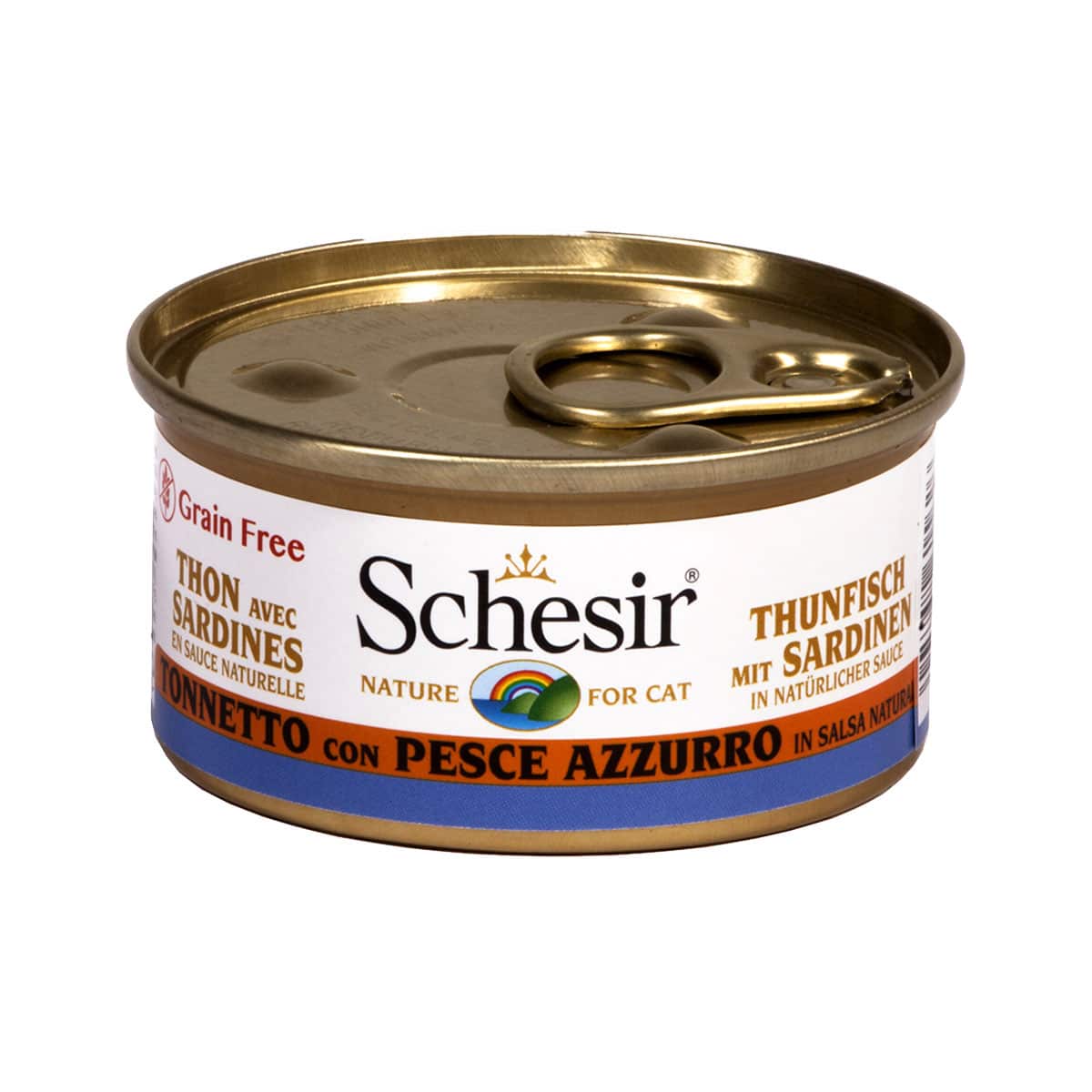 Schesir Natural Sauce Thunfisch & Sardinen 24x70g