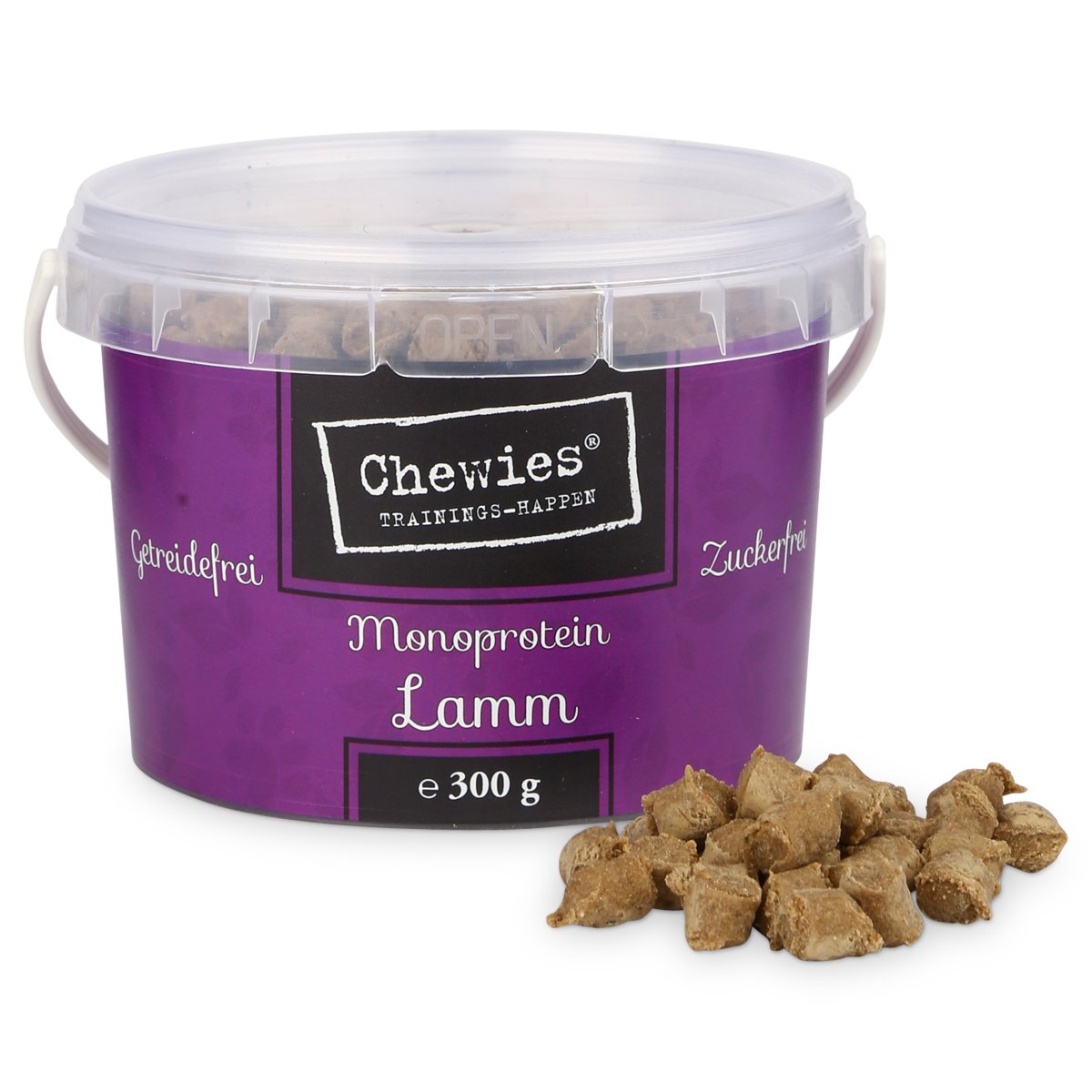 Chewies Hundesnack Trainings-Happen Lamm 300g