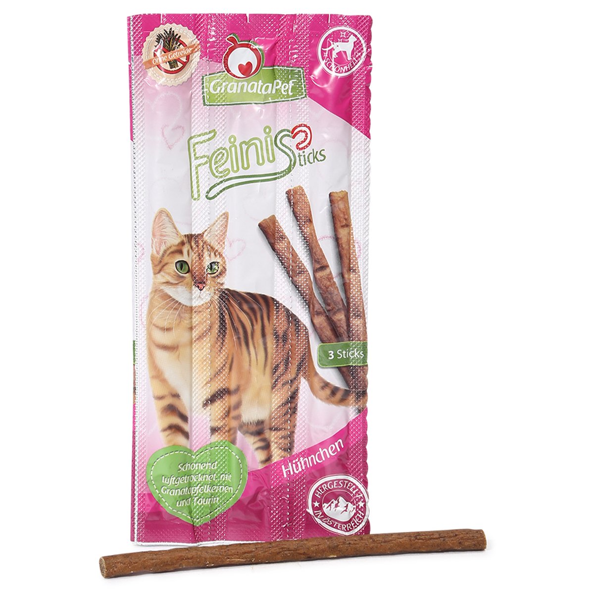 GranataPet Katzensnack FeiniSticks Hühnchen 3 Stück