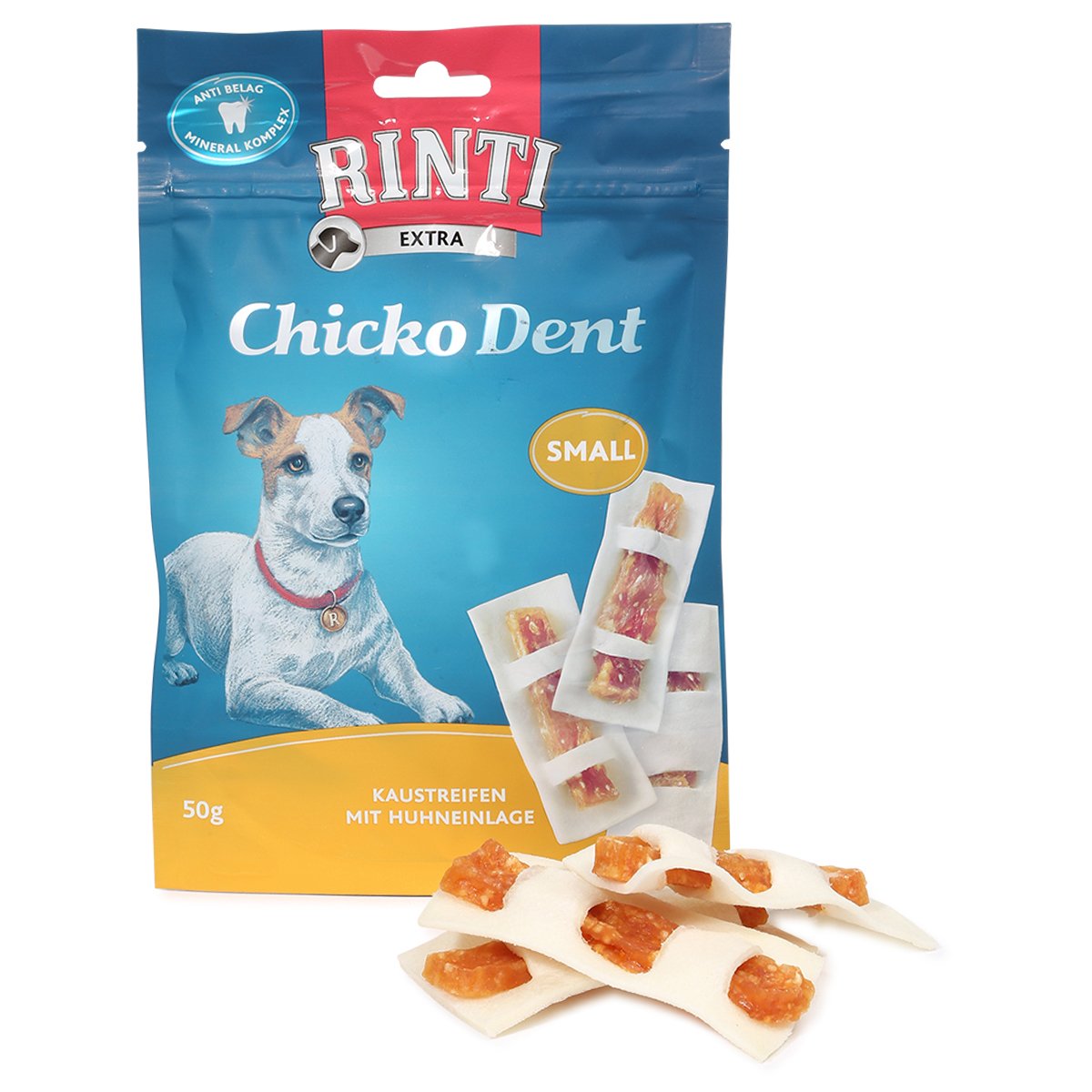 Rinti Hundesnack Chicko Dent Huhn SMALL 6x50g