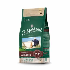 Christopherus Hundefutter Getreidefrei Ente + Kartoffel Senior 4kg