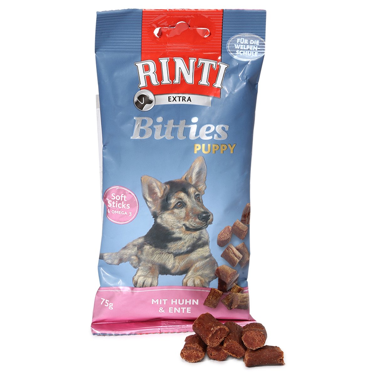 Rinti Extra Bitties Puppy Huhn & Ente 75g
