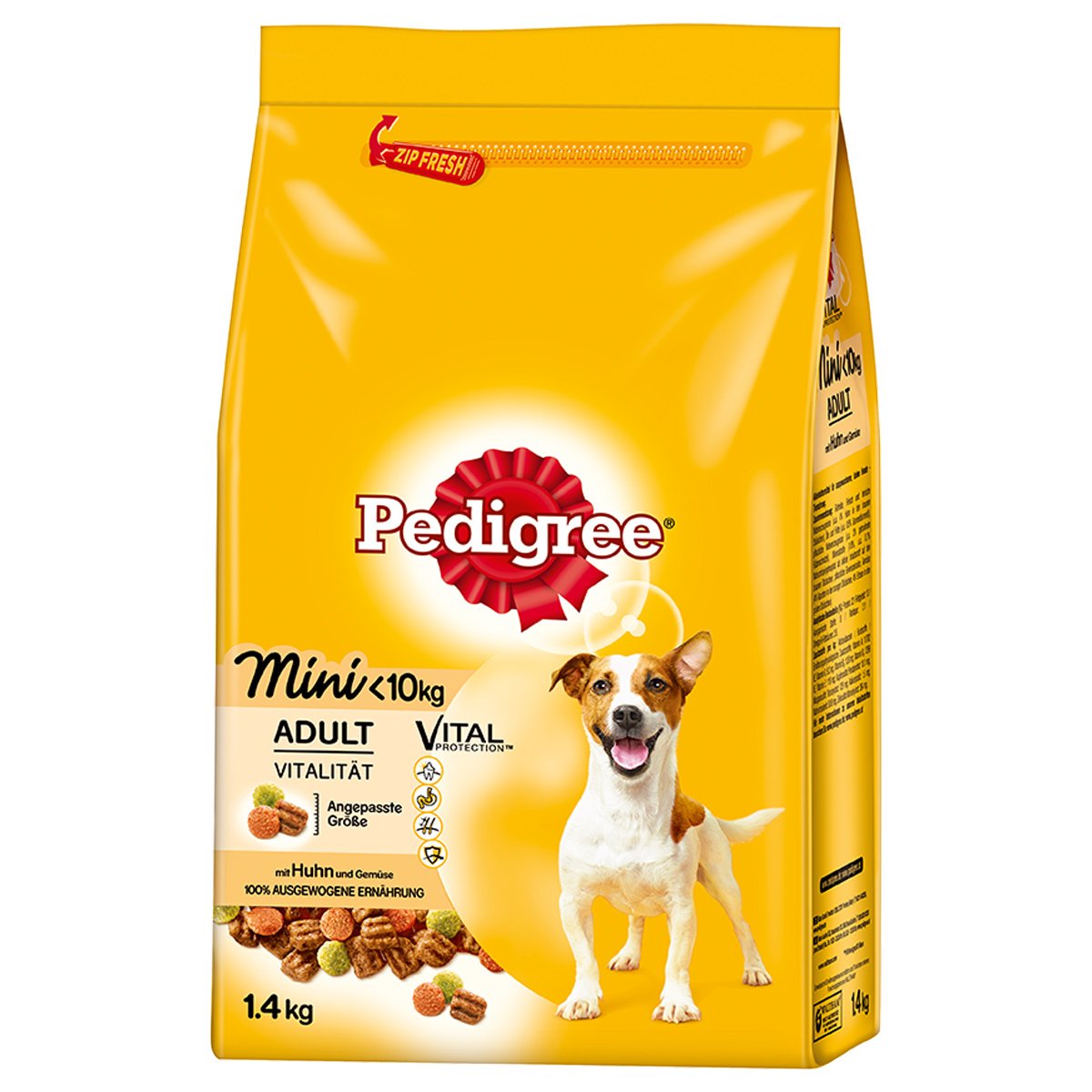 Pedigree Mini Adult mit Huhn und Gemüse 1