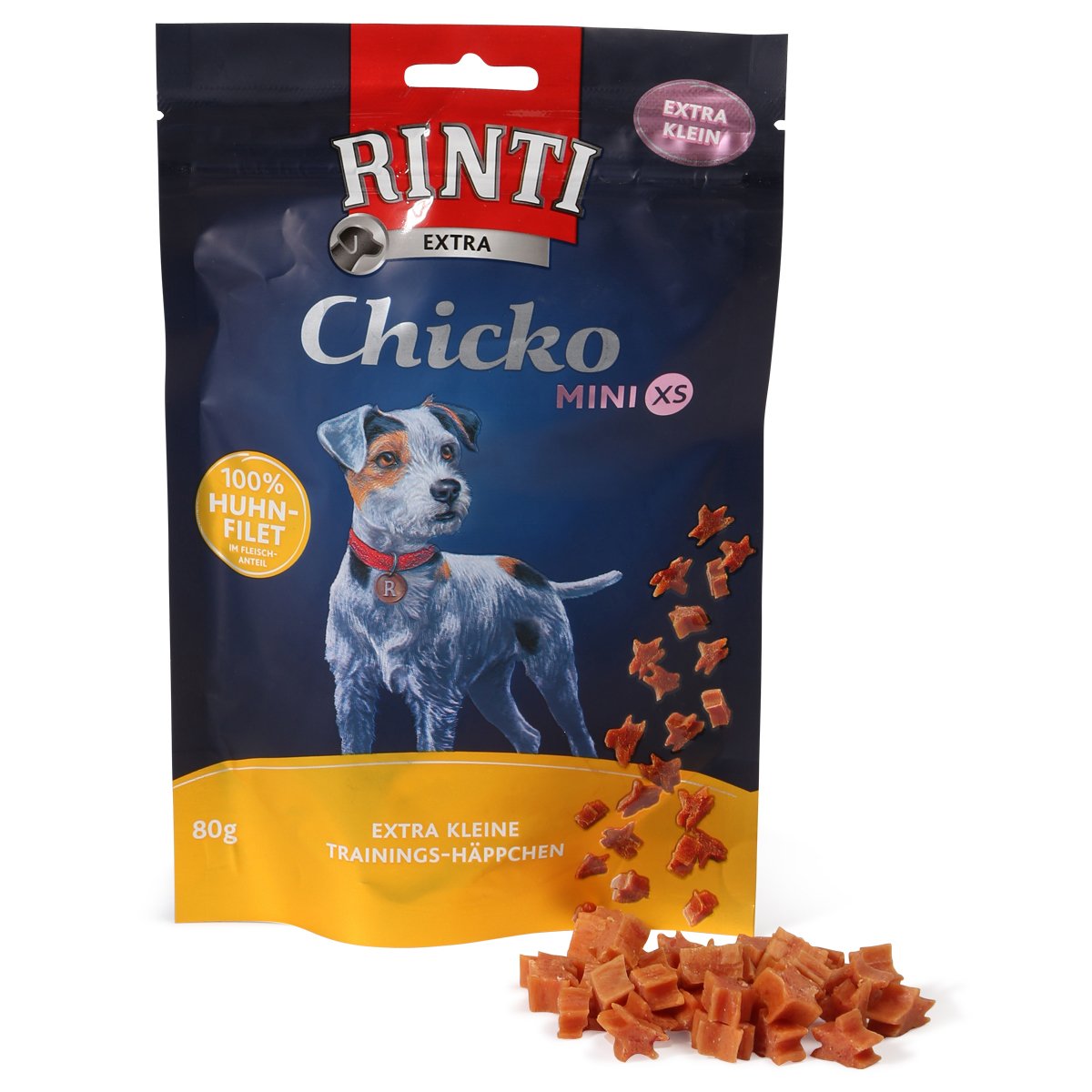 RINTI Extra Hundesnacks Chicko Mini XS 6x80g