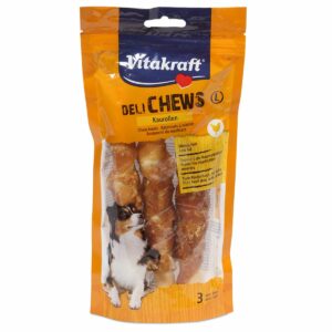 Vitakraft DeliChews Kaurollen mit Huhn 3x140g