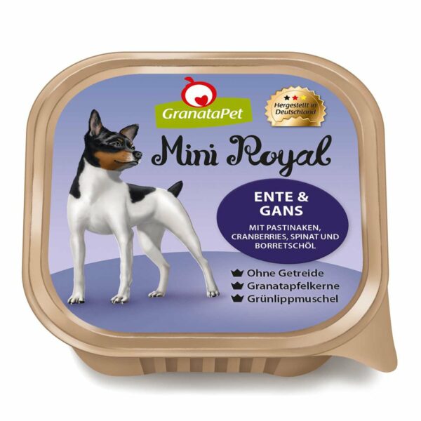 GranataPet Mini Royal Ente und Gans 22x150g