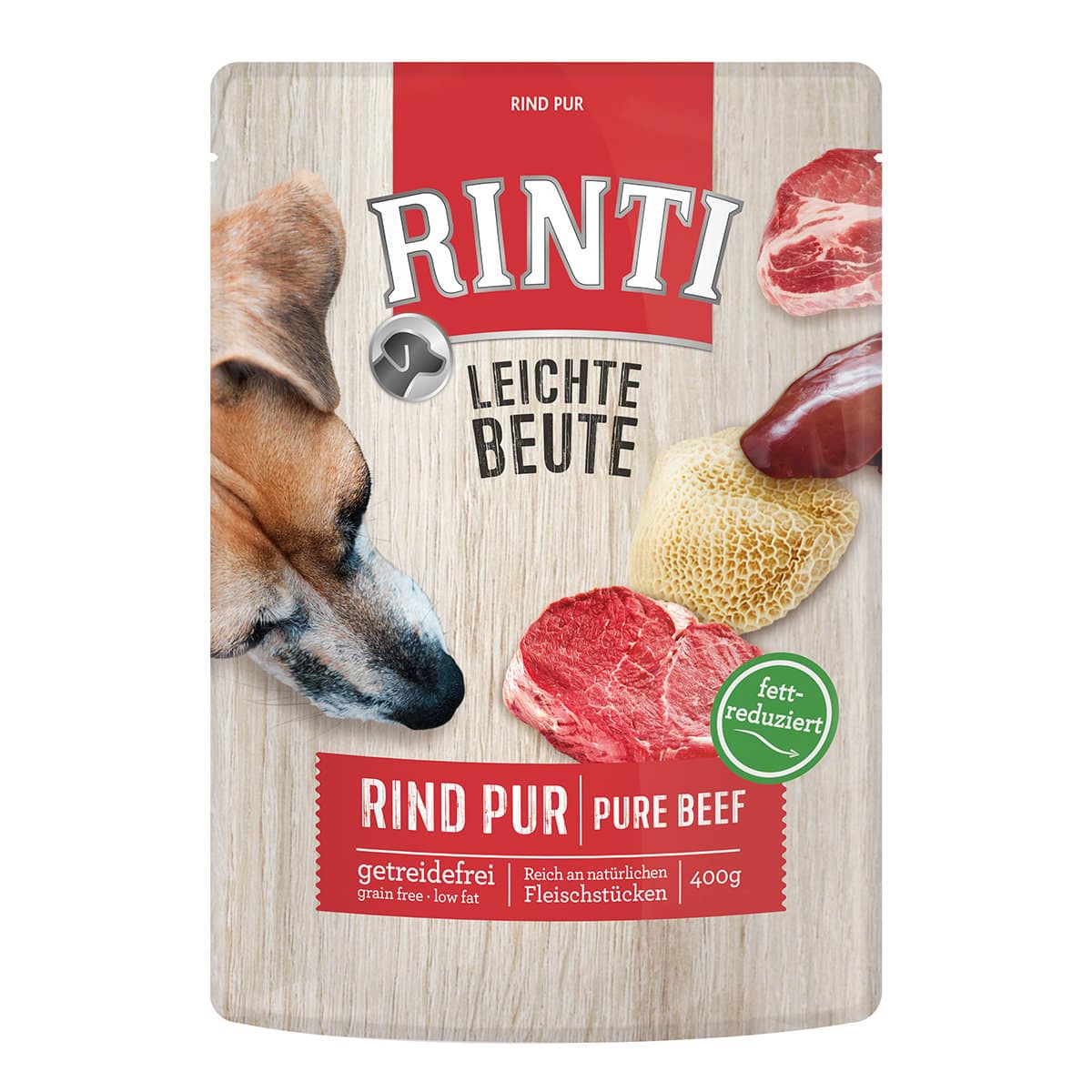 Rinti Leichte Beute Rind pur Geflügelherzen 20x400g