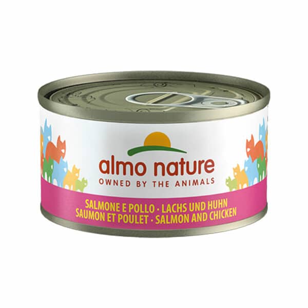 Almo Nature Cat Megapack Lachs und Huhn 24x70g