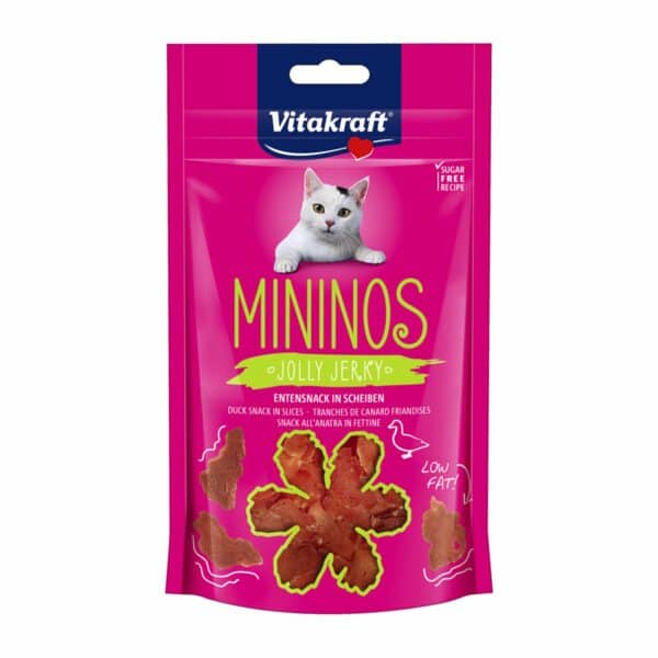 Vitakraft Mininos Entensnack in Scheiben 4x40g