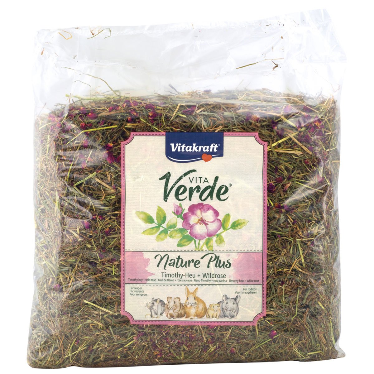 Vitakraft Vita Verde Heu & Wildrose 500g