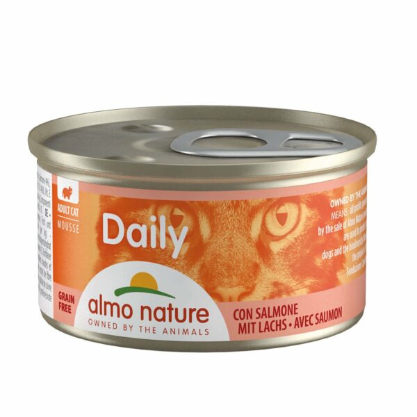 Almo Nature PFC Daily Menu Mousse mit Lachs 24x85g