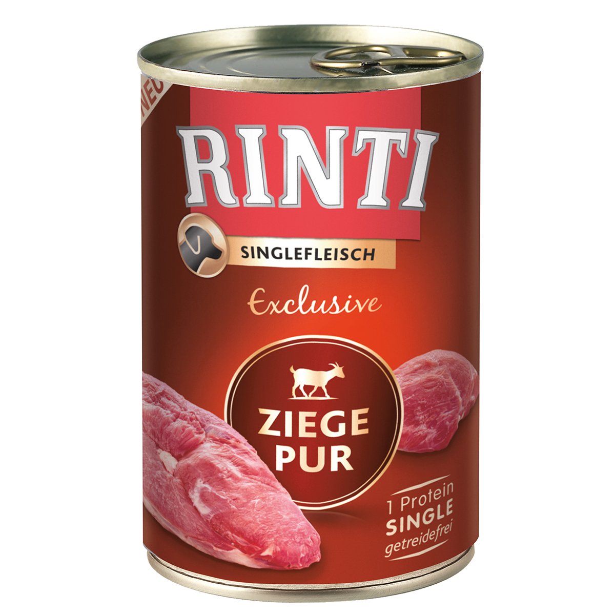 Rinti Singlefleisch Exclusive Ziege pur 12x400g