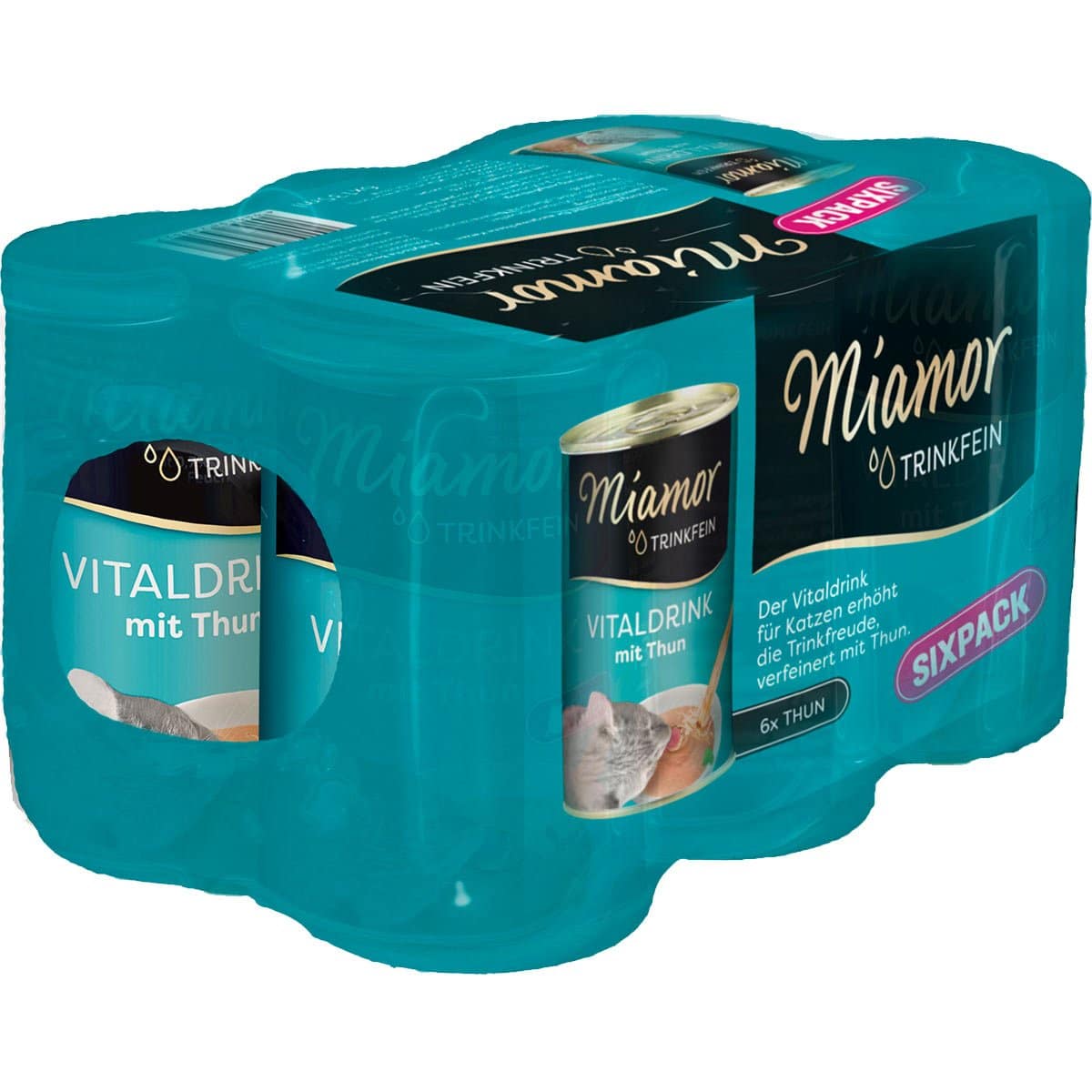 Miamor Trinkfein mit Thun Sixpack 6x135ml