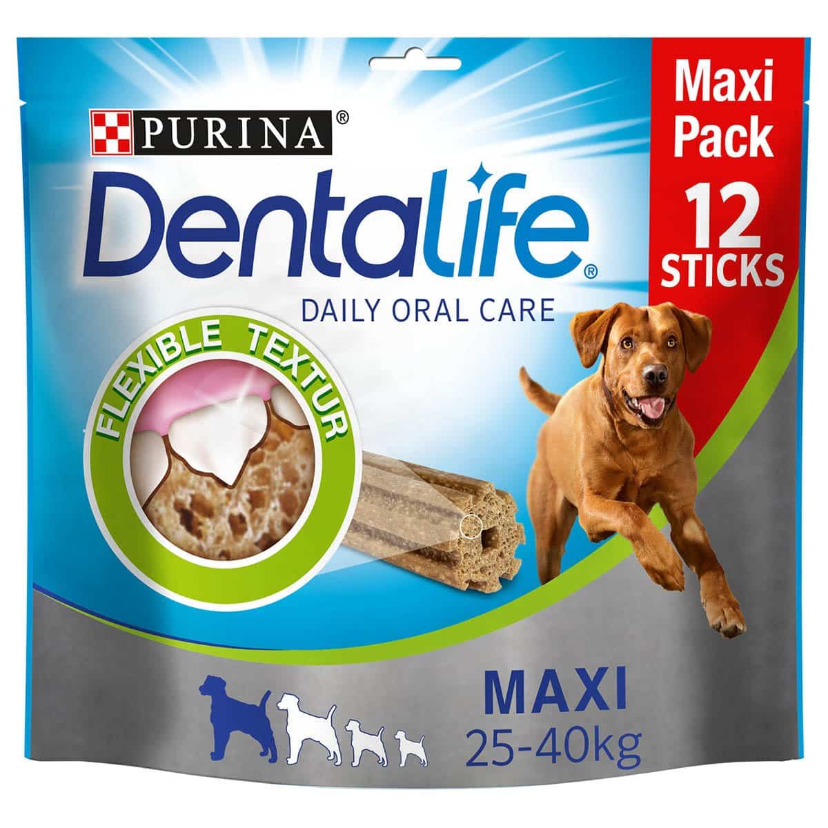 Purina DentaLife Tägliche Zahnpflege-Snacks für große Hunde Maxipack 426g