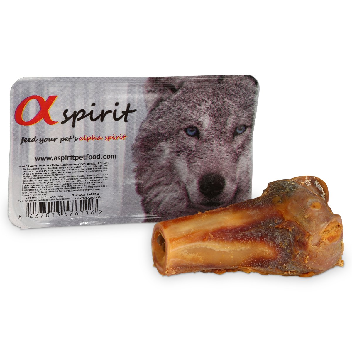 alpha spirit halber Schinkenknochen 15er Pack