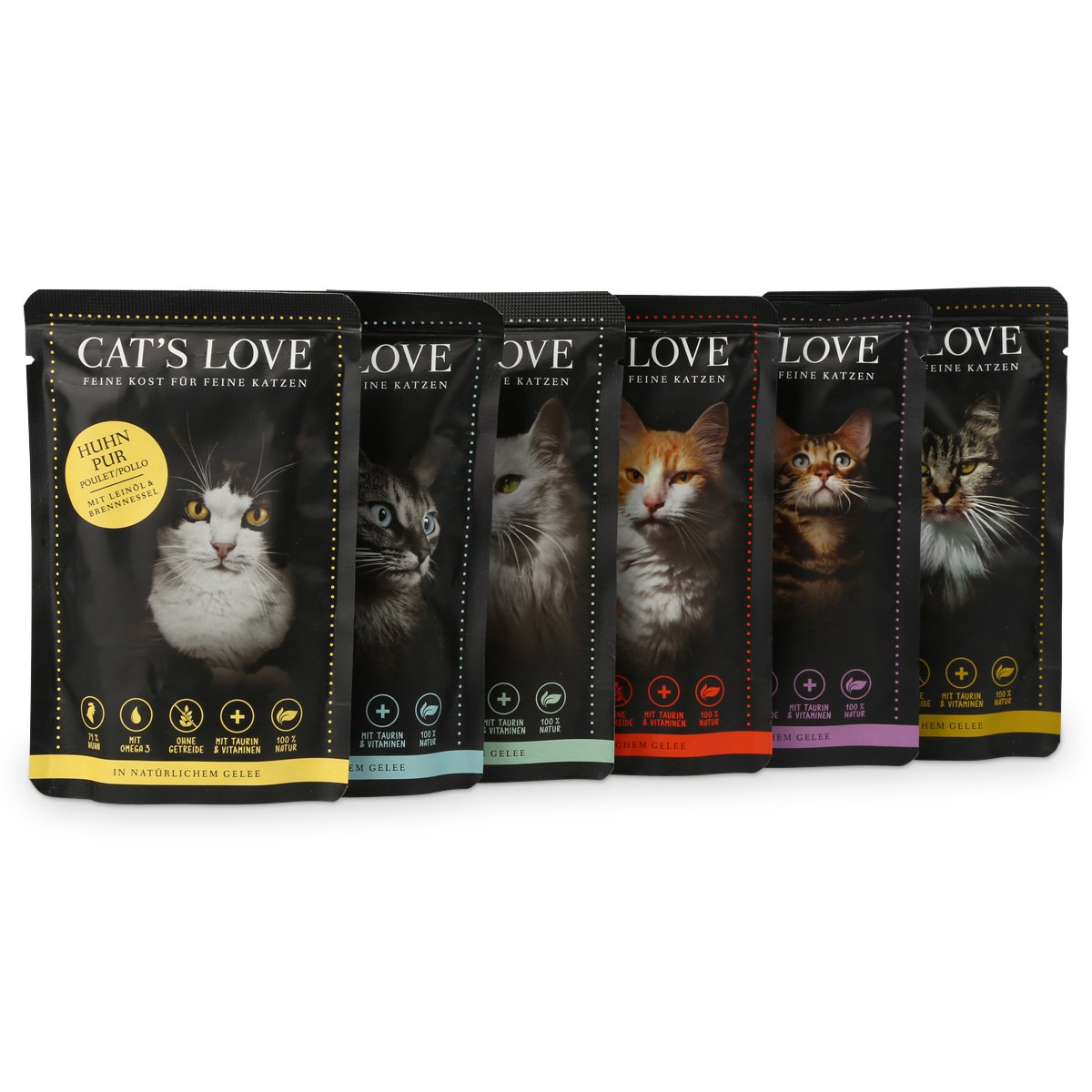Cat's Love Katzenfutter Multipack 12x85g