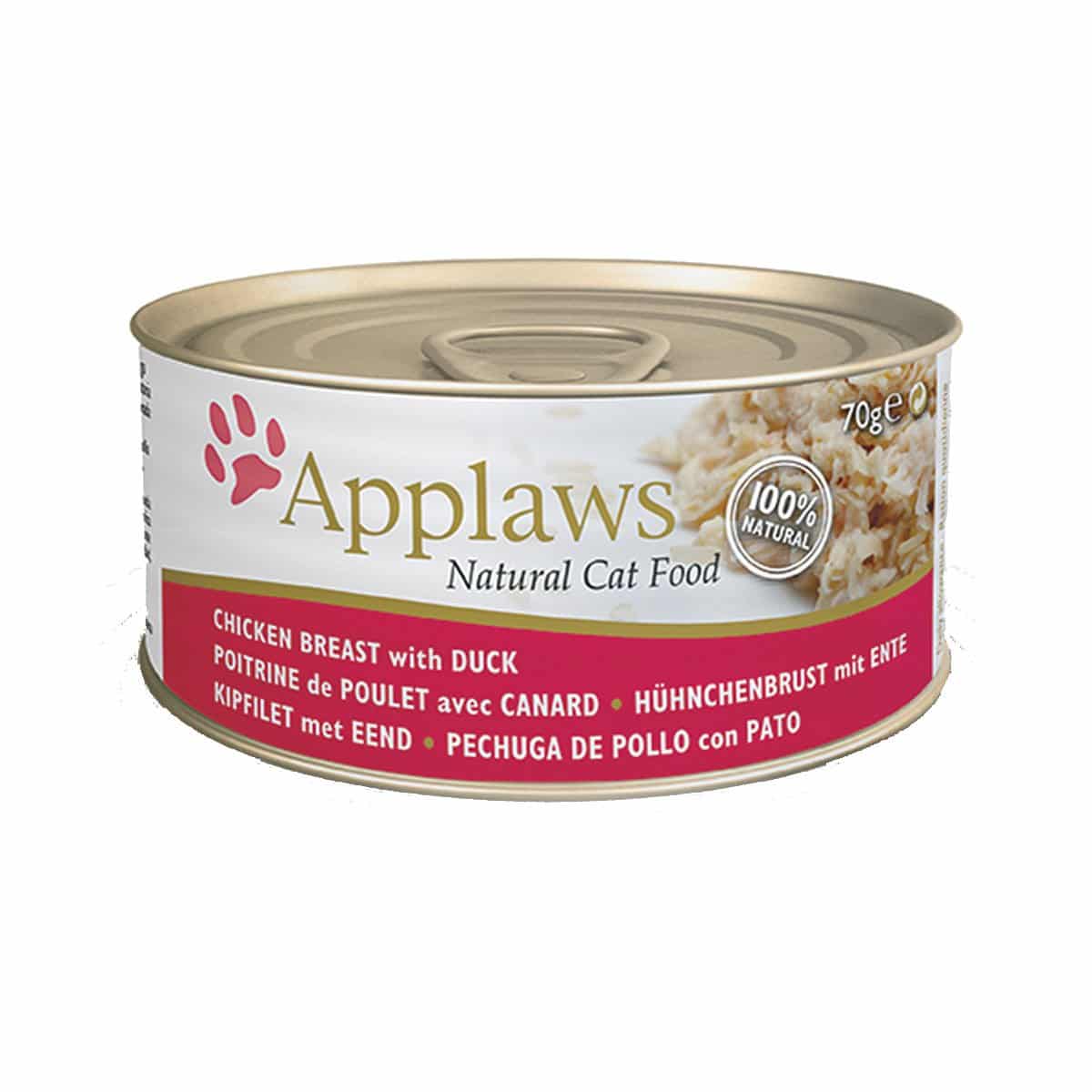 Applaws Cat Hühnchenbrust & Ente 24x70g