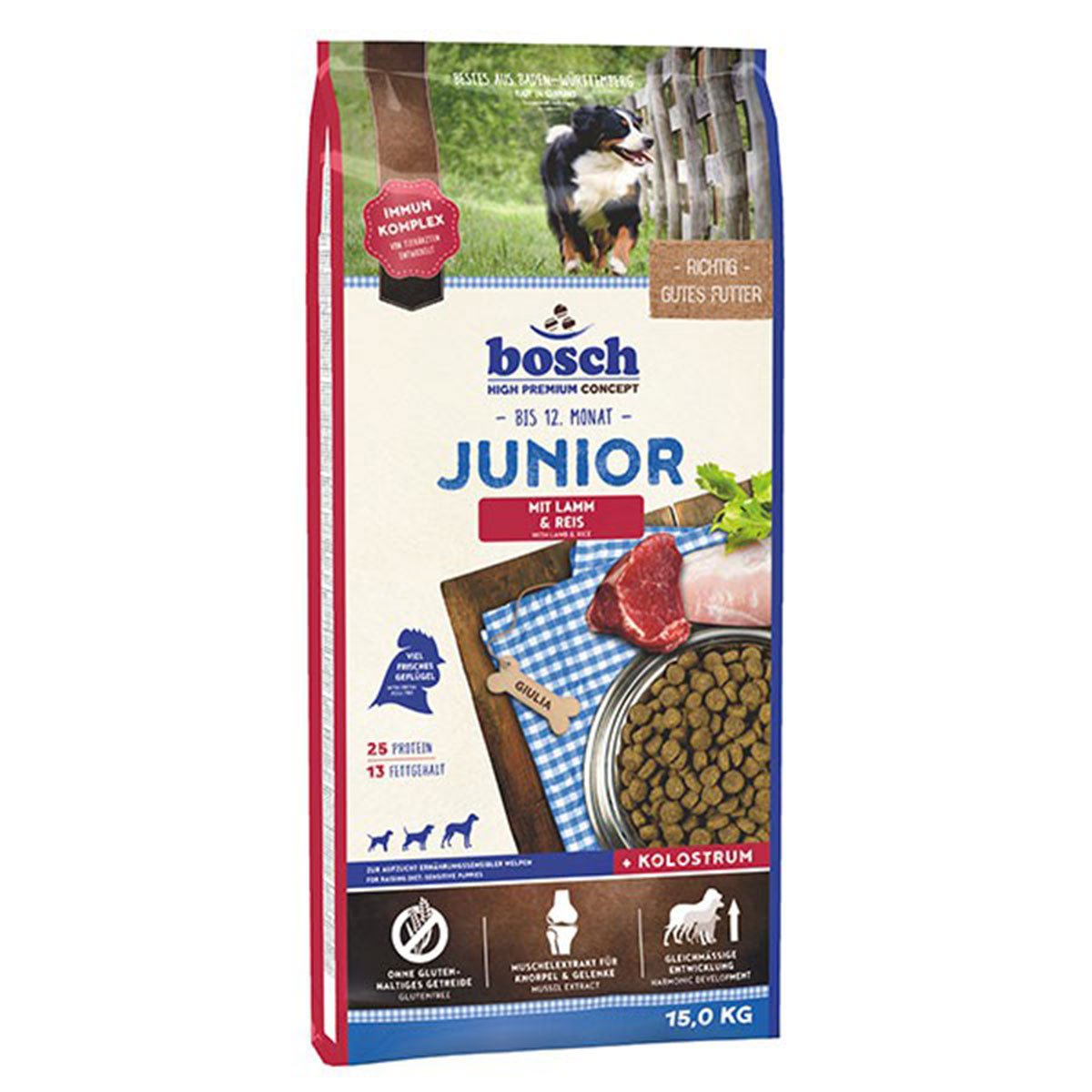 Bosch Hundefutter Junior Lamm & Reis 15kg