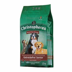 Christopherus Hundefutter Getreidefrei Ente + Kartoffel Senior 2x12kg