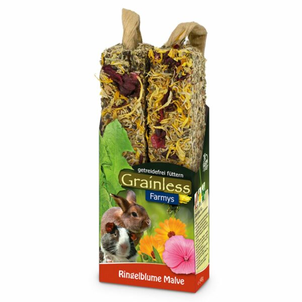 JR Farm Nagersnack Grainless Farmys Ringelblume-Malve 140g