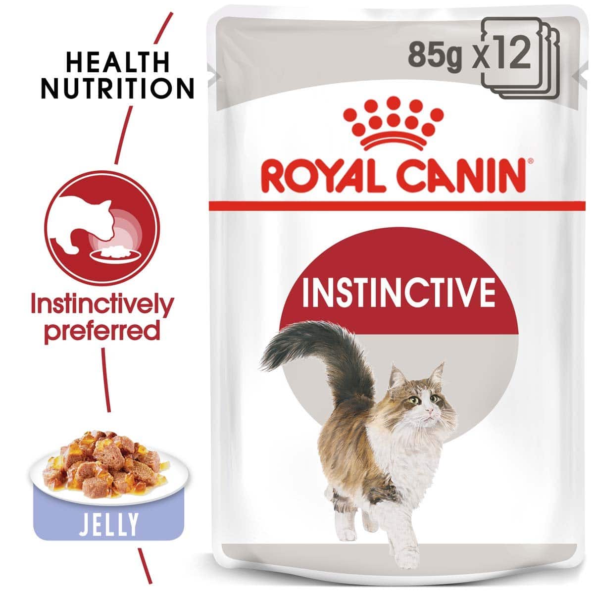 ROYAL CANIN INSTINCTIVE Katzenfutter nass in Gelee 48x85g