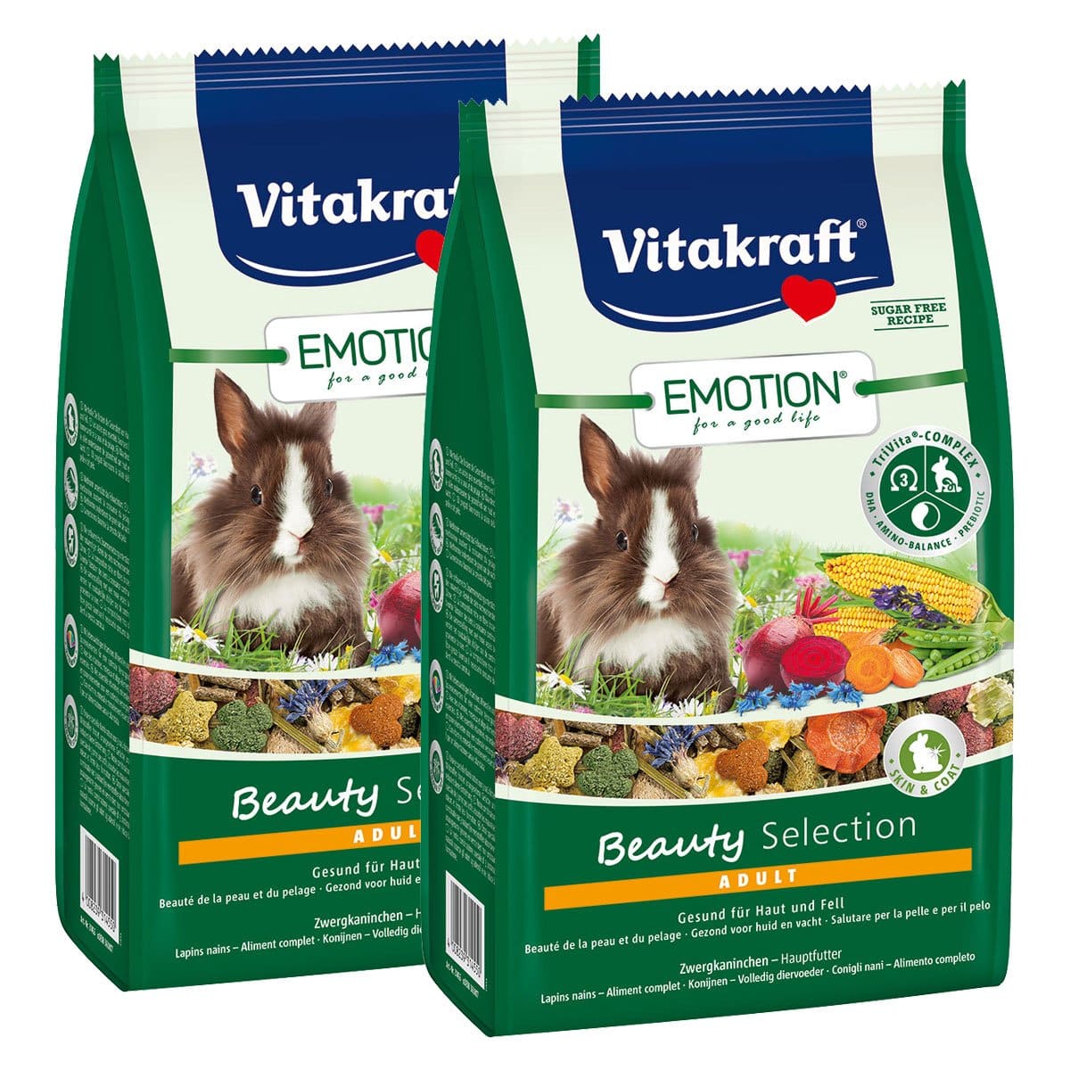 Vitakraft Emotion Beauty Selection Adult Zwergkaninchen 2x1