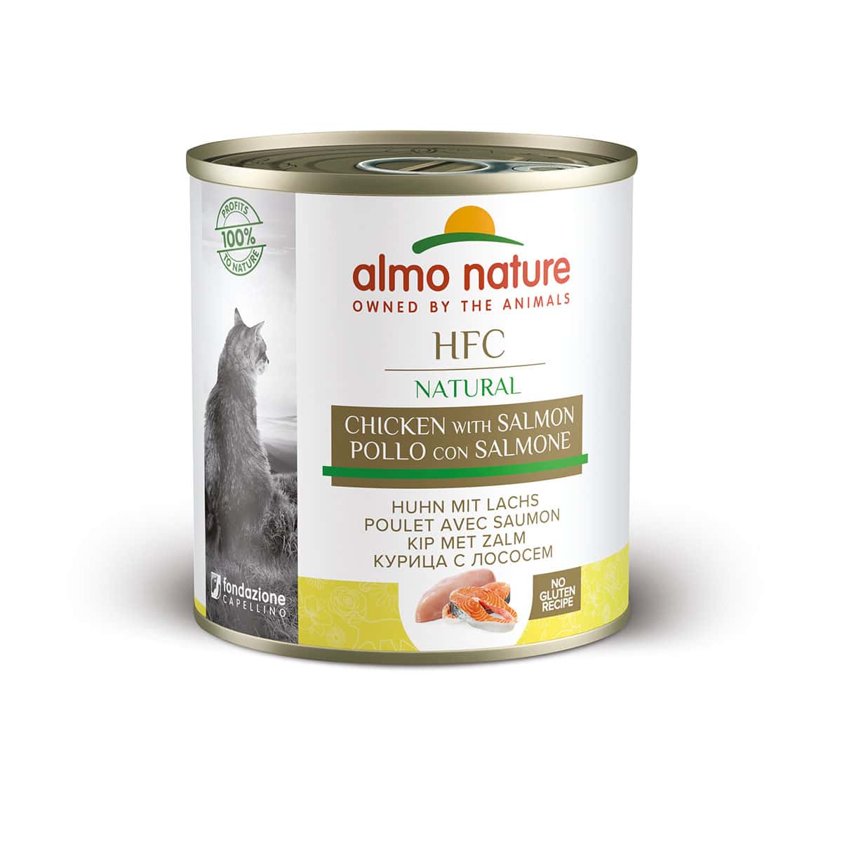 Almo Nature HFC Natural Cat Huhn und Lachs 12x280g