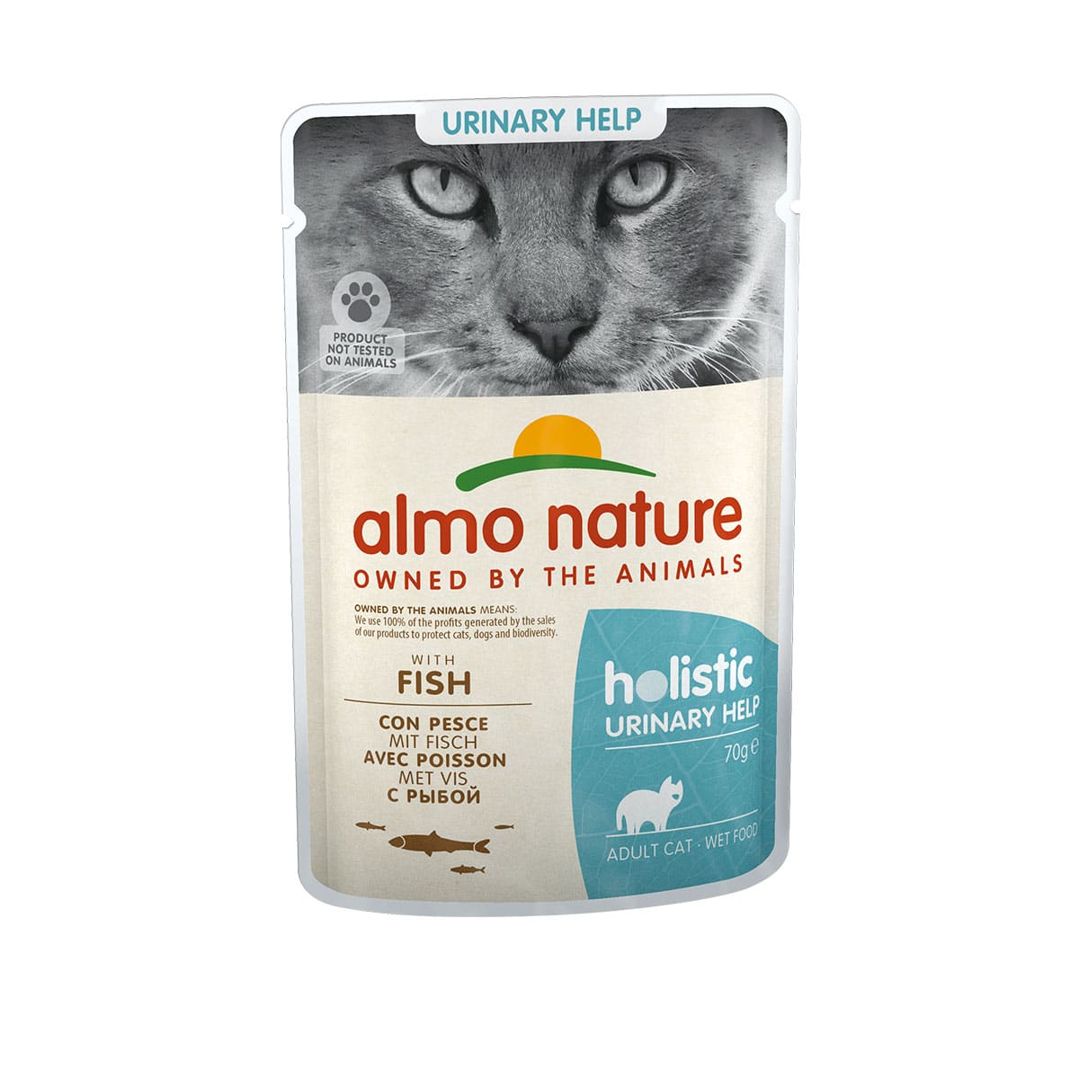 Almo Nature Holistic Urinary Help mit Fisch 30x70g