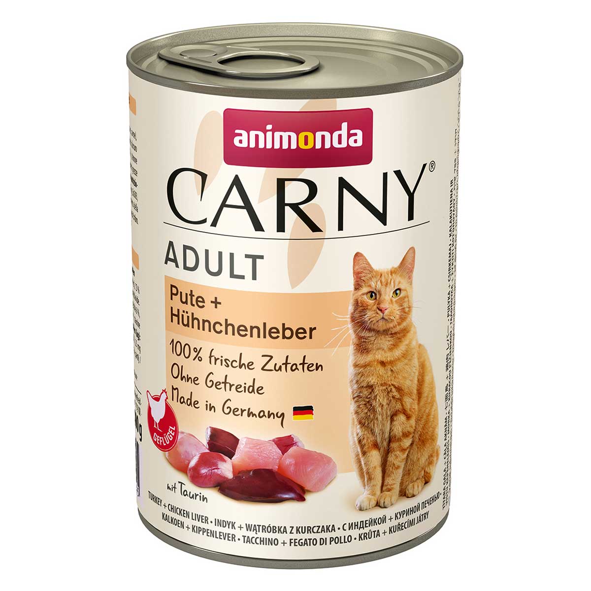 animonda Carny Adult Pute + Hühnchenleber 6x400g