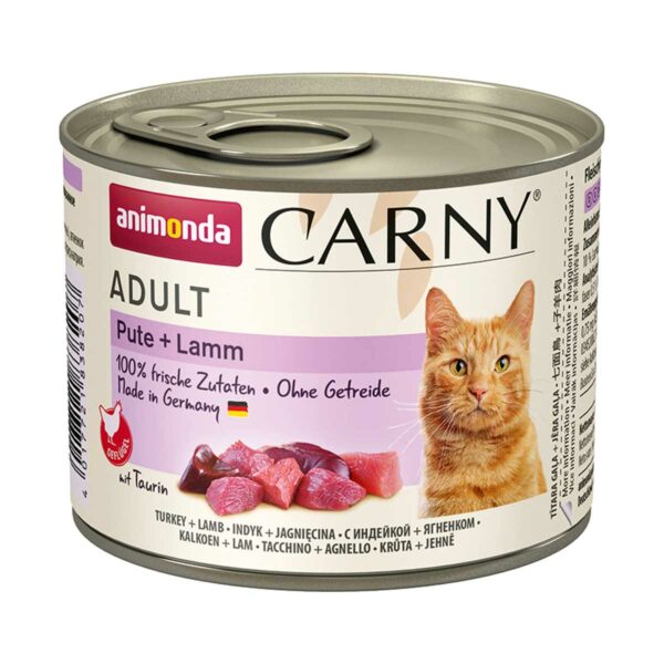 animonda Carny Adult Pute + Lamm 24x200g