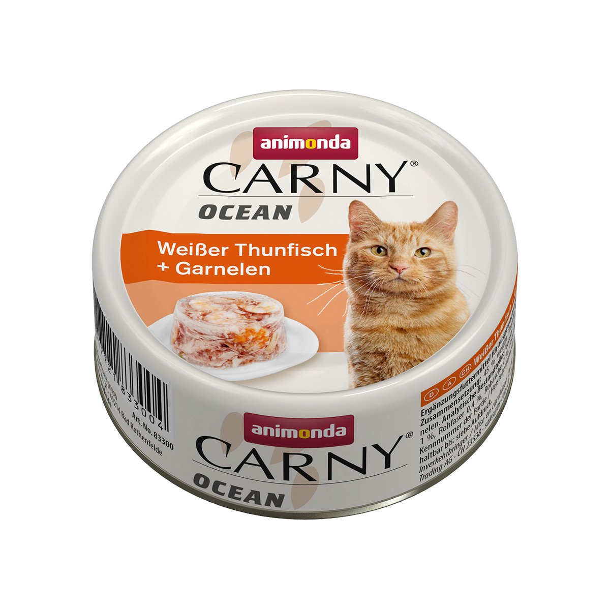 animonda Carny Ocean Weißer Thunfisch und Garnelen 24x80g