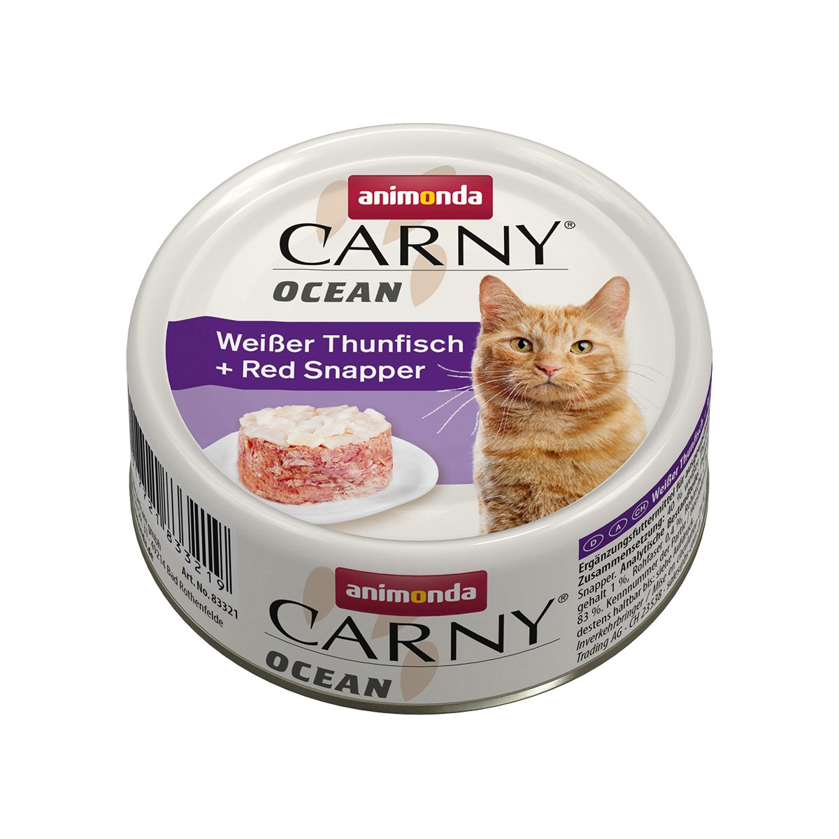 animonda Carny Ocean Weißer Thunfisch und Red Snapper 24x80g