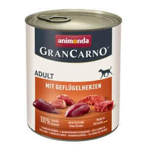 animonda GranCarno Adult mit Geflügelherz 6x800g