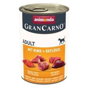 animonda GranCarno Adult mit Rind und Geflügel 6x400g