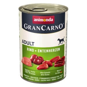 animonda GranCarno Adult Rind und Entenherzen 6x400g