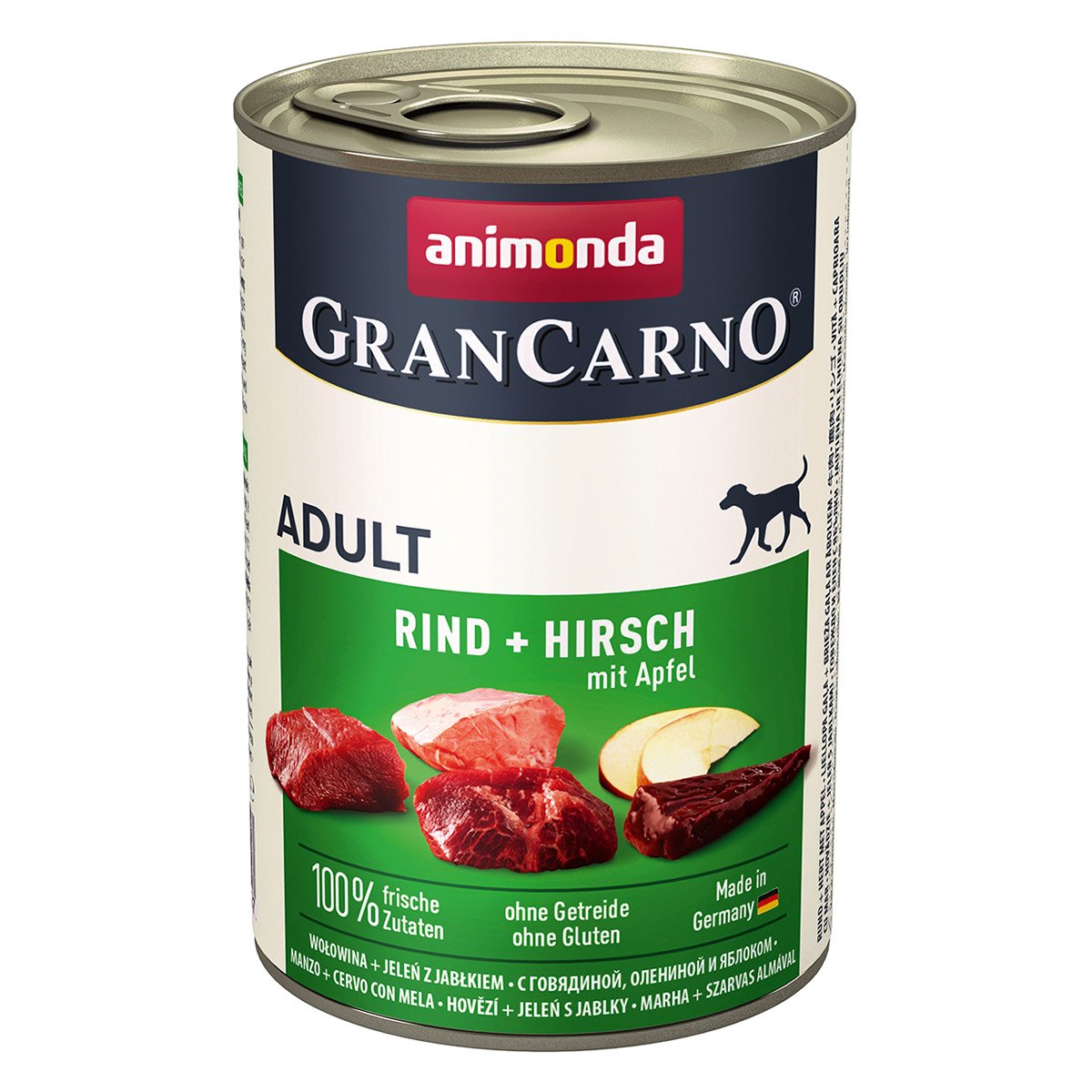 animonda GranCarno Adult Rind und Hirsch mit Äpfeln 24x400g