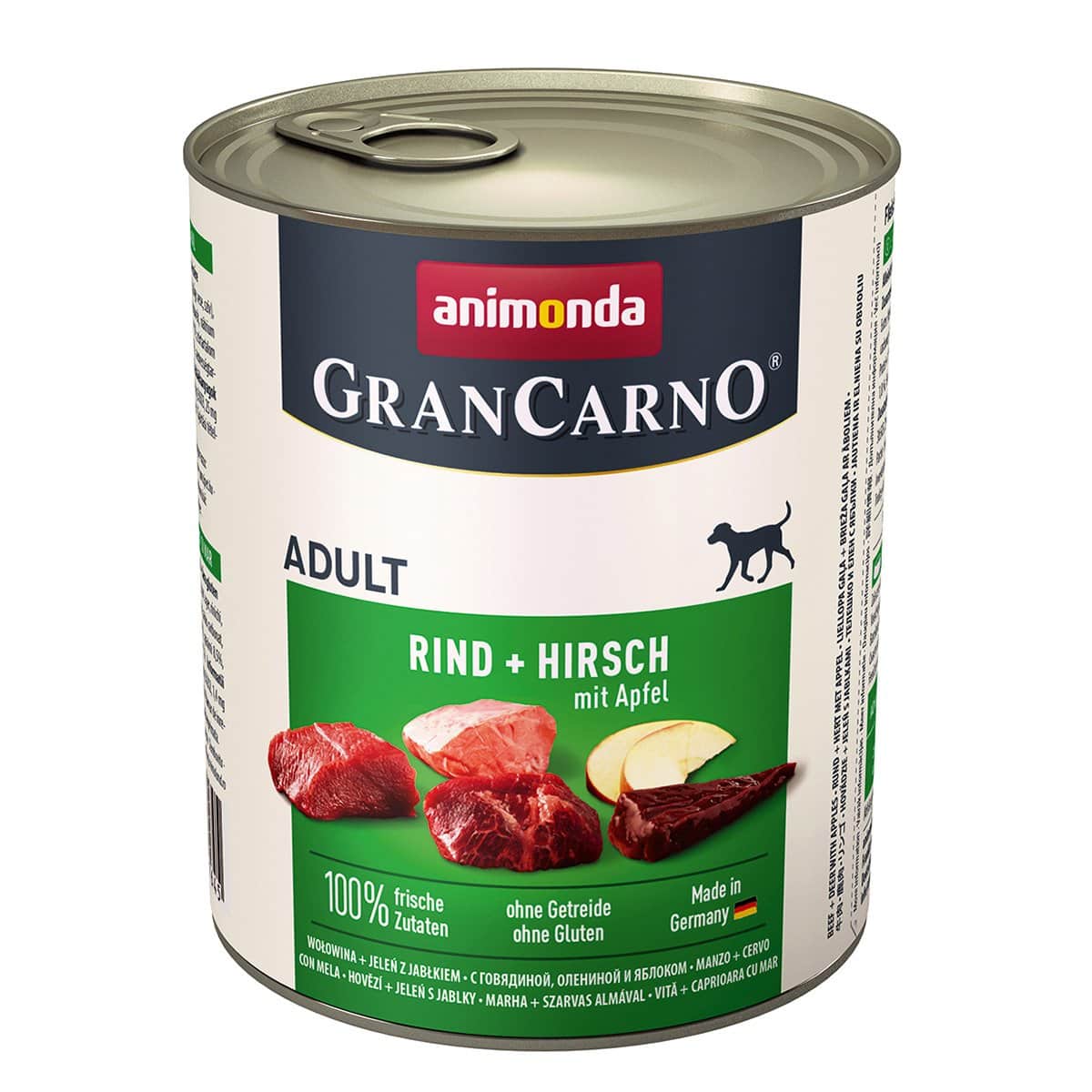 animonda GranCarno Rind und Hirsch mit Äpfeln 24x800g