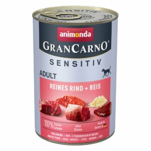 animonda GranCarno Adult Sensitiv Reines Rind + Reis 24x400g