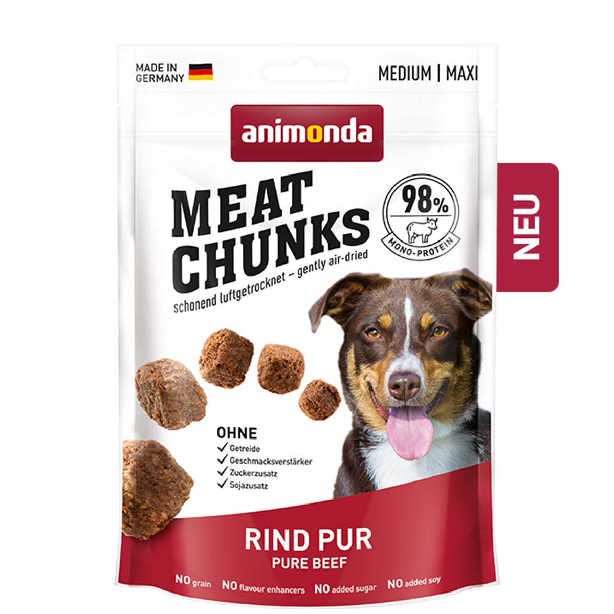 animonda Meat Chunks Adult Rind pur 80g