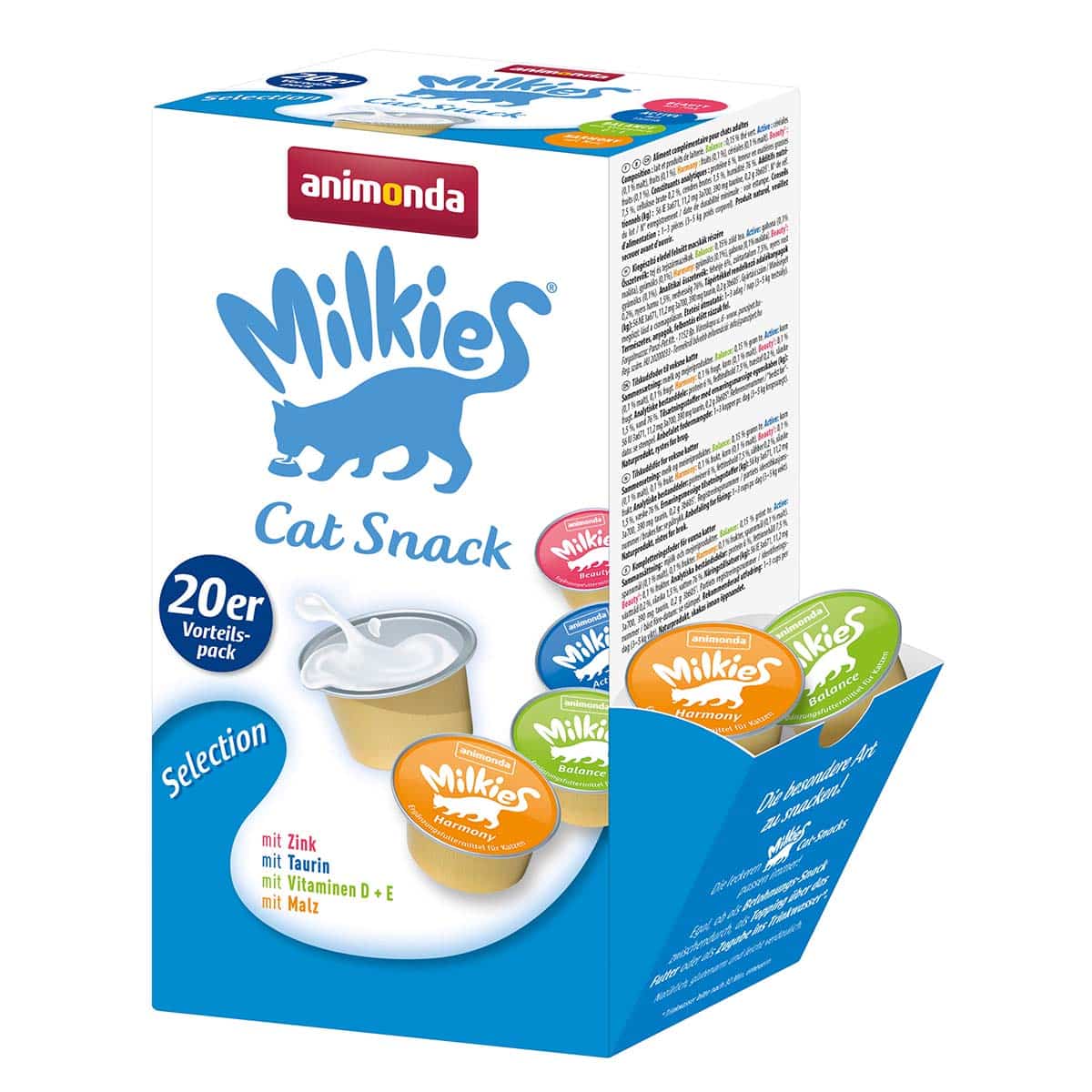 animonda Milkies Katzensnack Selection Cup 20x15g