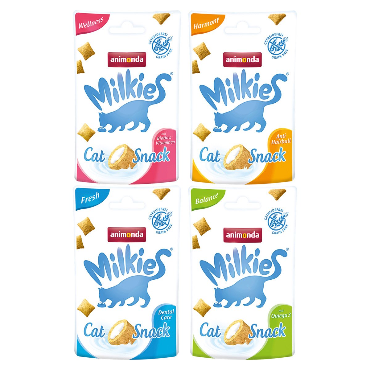 animonda Milkies Mixpaket Knusperkissen 12x30g