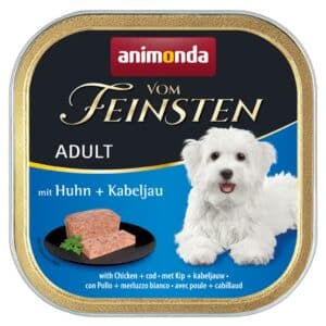 animonda vom Feinsten Adult mit Huhn + Kabeljau 22x150g