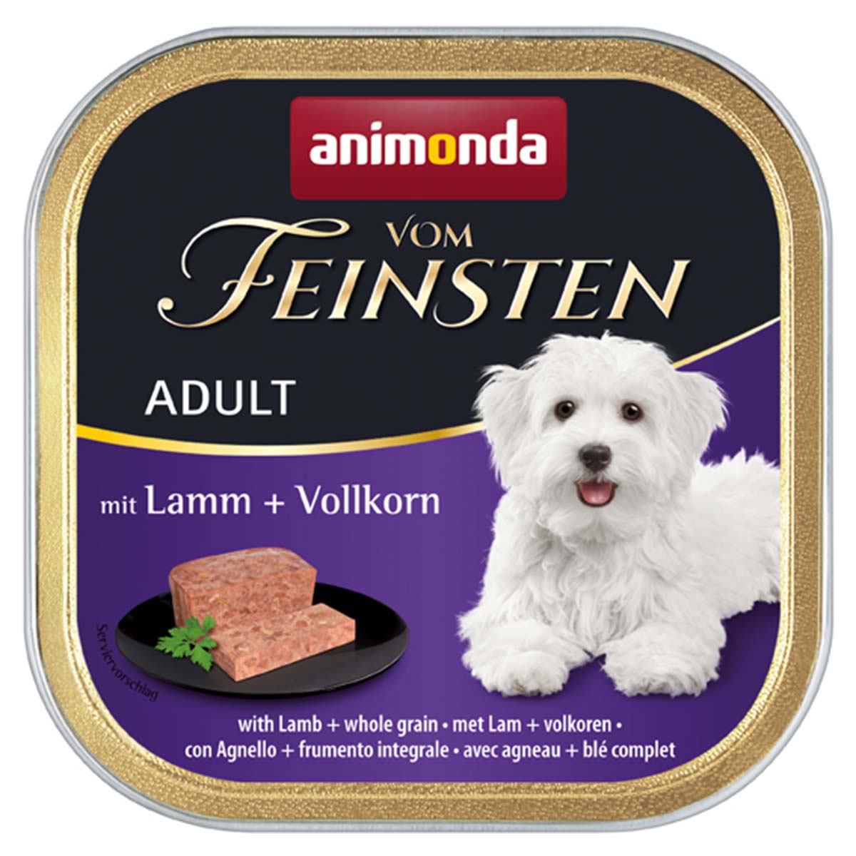 animonda vom Feinsten Adult Lamm und Vollkorn 22x150g