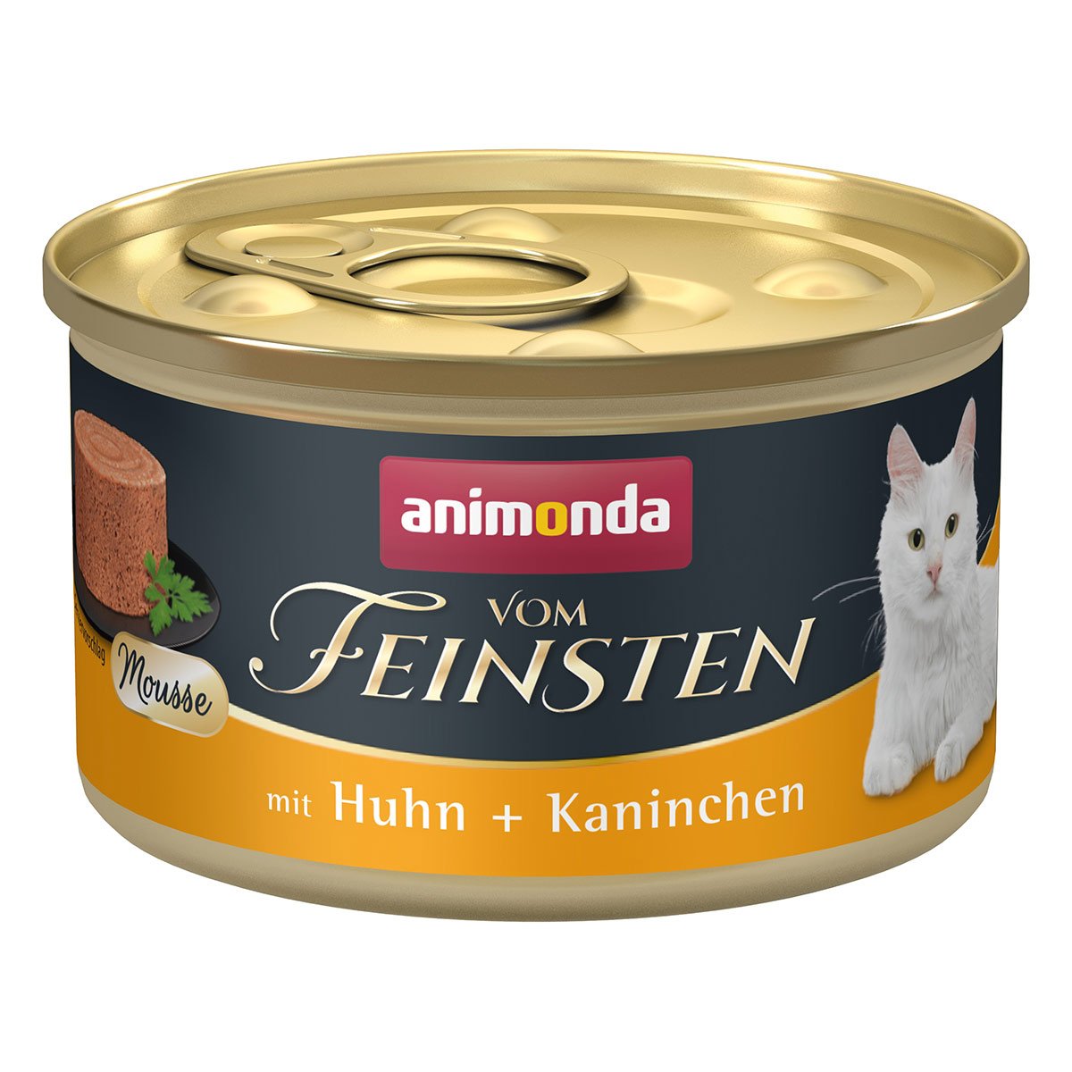 animonda vom Feinsten Mousse mit Huhn + Kaninchen 24x85g