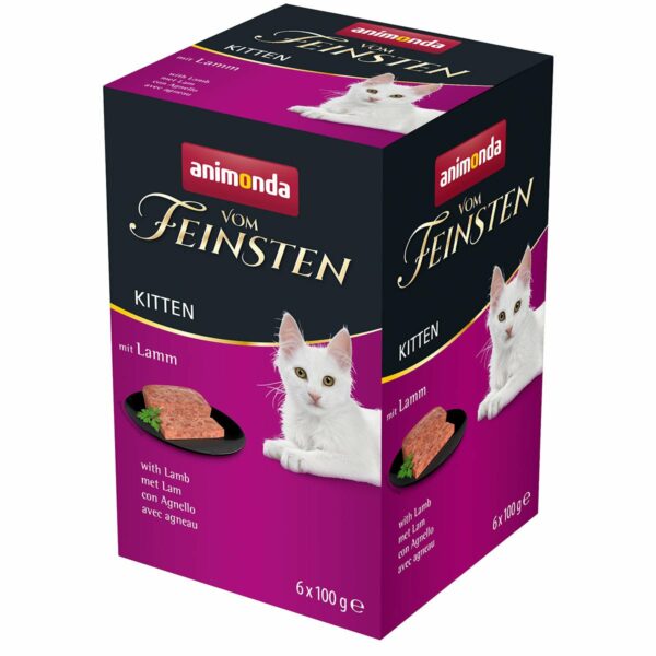 animonda vom Feinsten Kitten mit Lamm 32x100g