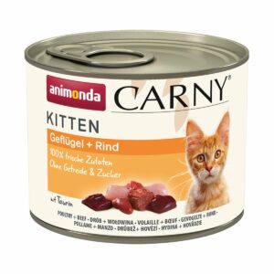 animonda Carny Kitten Geflügel + Rind 24x200g